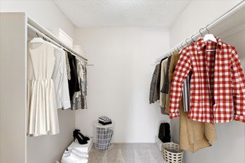 Spacious closets
